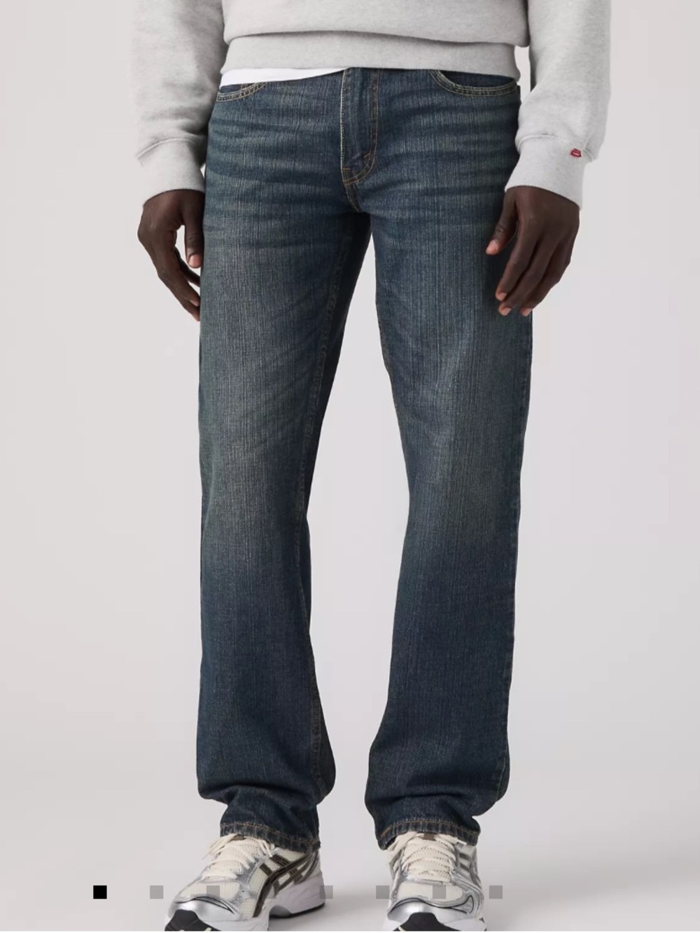 Levi's 559 Relaxed Straight Jeans in dark indigo 38x30 NWT